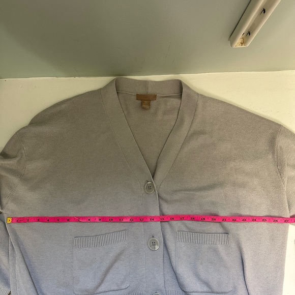 H&M Oversized Gray Women's Sweater Size Cardigan X-Large - Picture 5 of 6